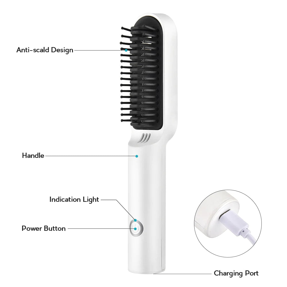 HotBrush™ - Wireless Hair Straightener