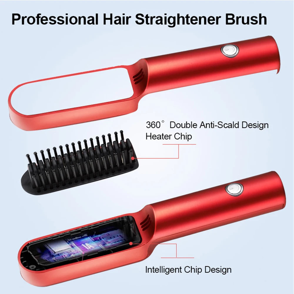 HotBrush™ - Wireless Hair Straightener